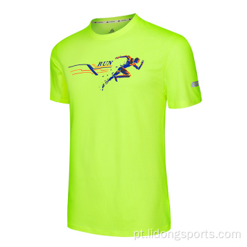 Venda por atacado apto ao ar livre jogging corrida tshirt outlet